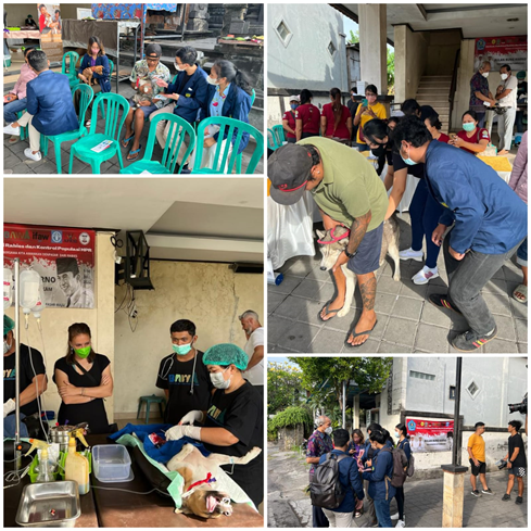 Faculty of Veterinary Medicine UNUD Collaborated with AFKHI and FAO to Hold a One Health Concept Pilot in Handling Rabies in Sanur Village, Denpasar