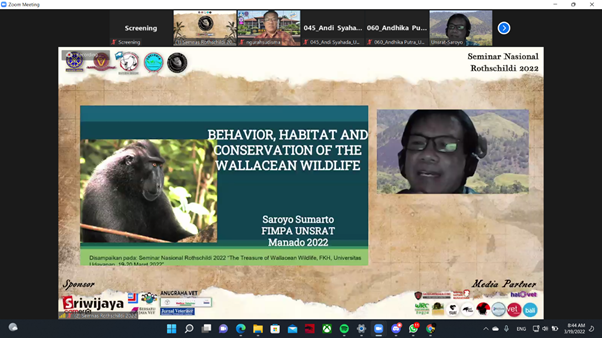 The Rothschildi Wildlife Professional Interest Student Association Discusses Fauna in the Wallacean Area at the National Seminar on the Faculty of Veterinary Medicine, Udayana University