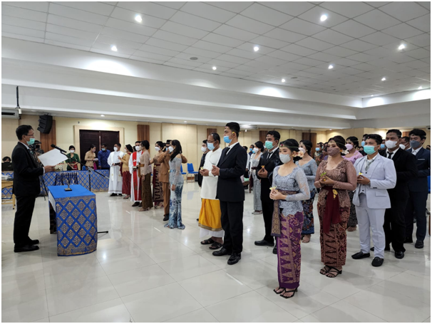 The Faculty of Veterinary Medicine, Udayana University holds the First Offline Judiciary and Inauguration of Veterinarians in 2022
